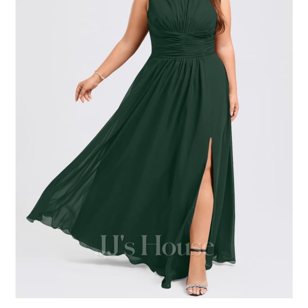 JJs House Hunter Green Bridesmaid Dress